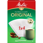 Original 40 Filters 1 x by Melitta – 40 Filtres, Paper, White, Model 4006508200016