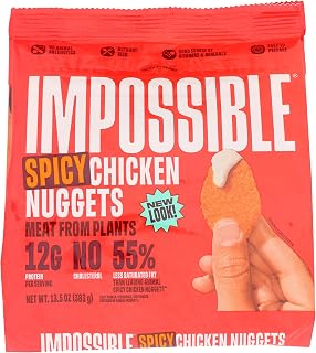 IMPOSSIBLE FOODS Impossible, Frozen Chicken Nuggets Spicy Plant Based, 13.5 Ounce