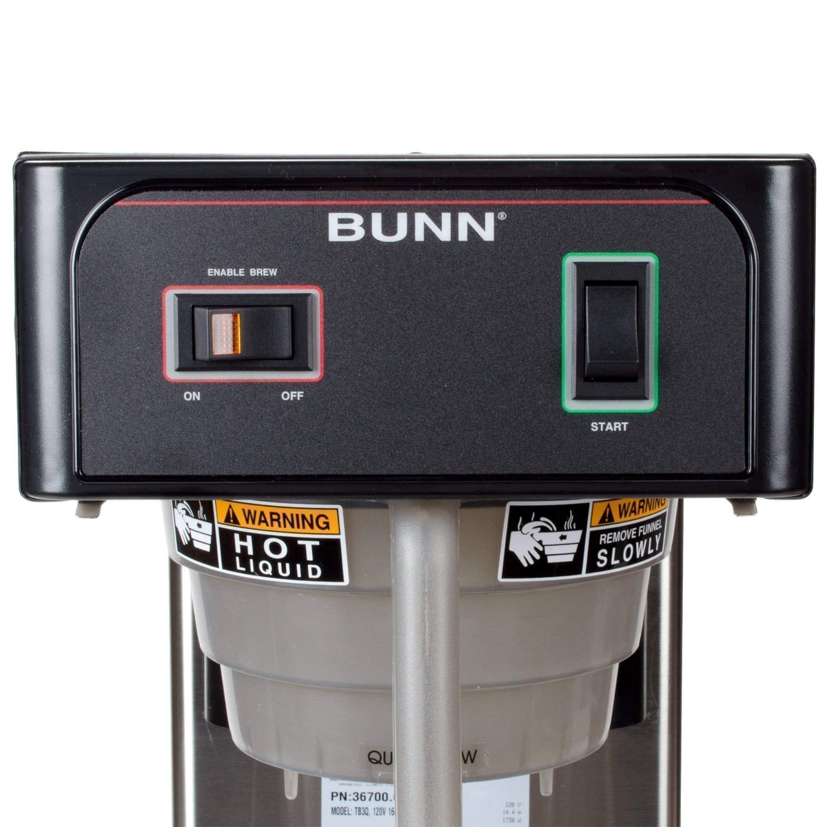 TB3Q 3-Gallon Iced Tea Brewer by Bunn – 3 Gallon, Stainless Steel, Silver, Model 36700.0013