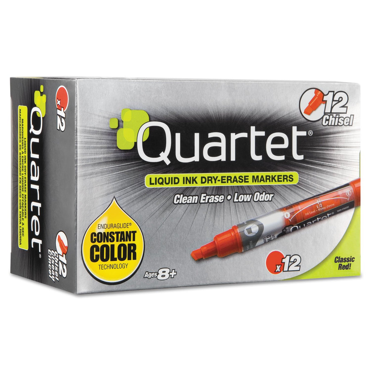 50014M EnduraGlide Dry Erase Marker by Quartet – 1 Count (Pack of 1), Model QRT50014M