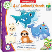 The Learning Journey My First Puzzle Sets 4-in-A-Box Puzzles - Animal Friends (New)