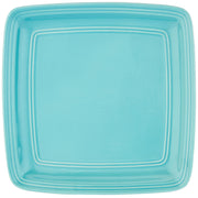 Madelyn Square Dinnerware Set by American Atelier – Unique Gift Idea 10.5x10.5", Stoneware, Turquoise, Pack of 16, Model 6524-16-RB