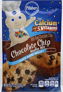 Pillsbury Chocolate Chip Muffin Mix, 7.4-Ounce