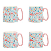 10 Strawberry Street 18 fl. Oz. / Petalcap Mushroom Meadow / Modern Coffee Cups & Mugs
