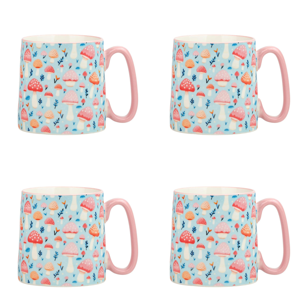 10 Strawberry Street 18 fl. Oz. / Petalcap Mushroom Meadow / Modern Coffee Cups & Mugs