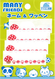 name patch MANY FRIENDS Mushroom MF by PIONEER – Model MF250-17415