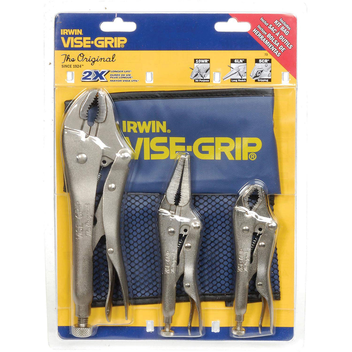 Locking Pliers Set by IRWIN HANSON – One Size, Metal, Multi