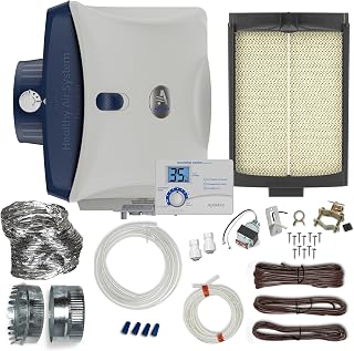 Aprilaire 620AKZ Whole-House, Large Bypass Evaporative Humidifier – 18 Gallons Per Day, Water Saving with Automatic Digital Control and Installation Kit for up to 5,300 Sq. Ft.
