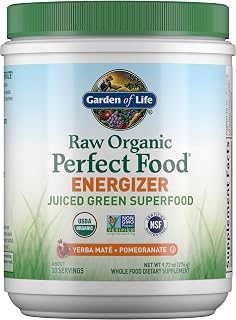 Garden of Life Raw Organic Perfect Food Energizer Powder, 30 Servings