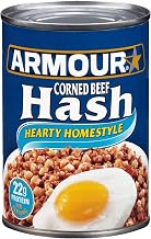 Armour Star Corned Beef Hash, Hearty Homestyle, Canned Food, 12 - 14 OZ Cans