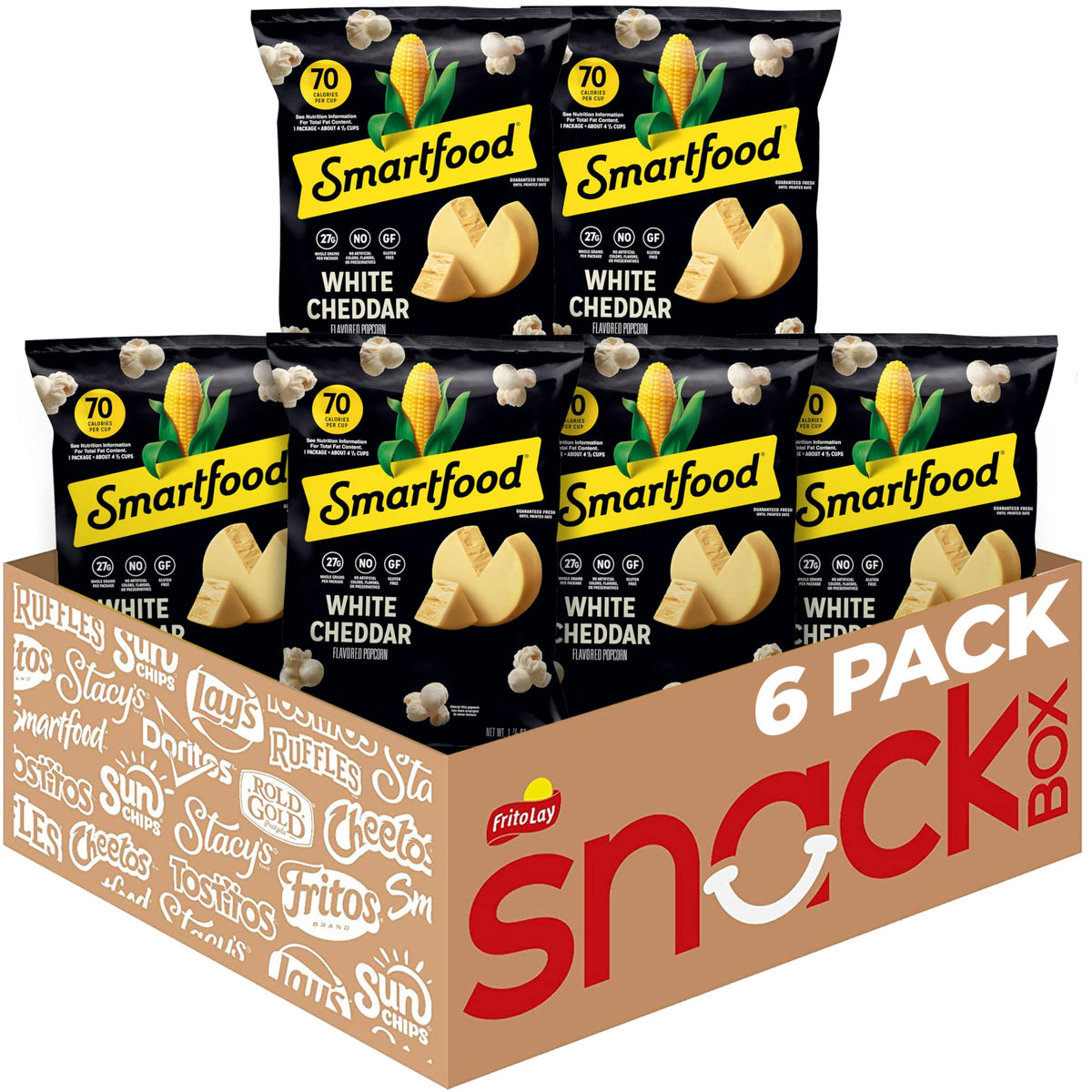 Smartfood White Cheddar / 1.88 Ounce (Pack of 6) / 1 Popcorn