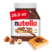 Creamy Hazelnut Spread with Cocoa by Nutella – 26.5 Ounce (Pack of 1), Brown, Model 544023