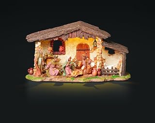 Fontanini by Roman, 4.75" H LED Musical Nativity, Religious, Home Decor