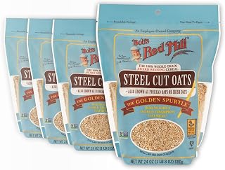 Bob's Red Mill Steel Cut Oats, 24oz (4 Pack)