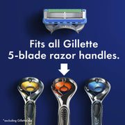 Gillette 12 Count (Pack of 2) / Blue / Fusion5 ProGlide Billboard Pack Cartridge Razors