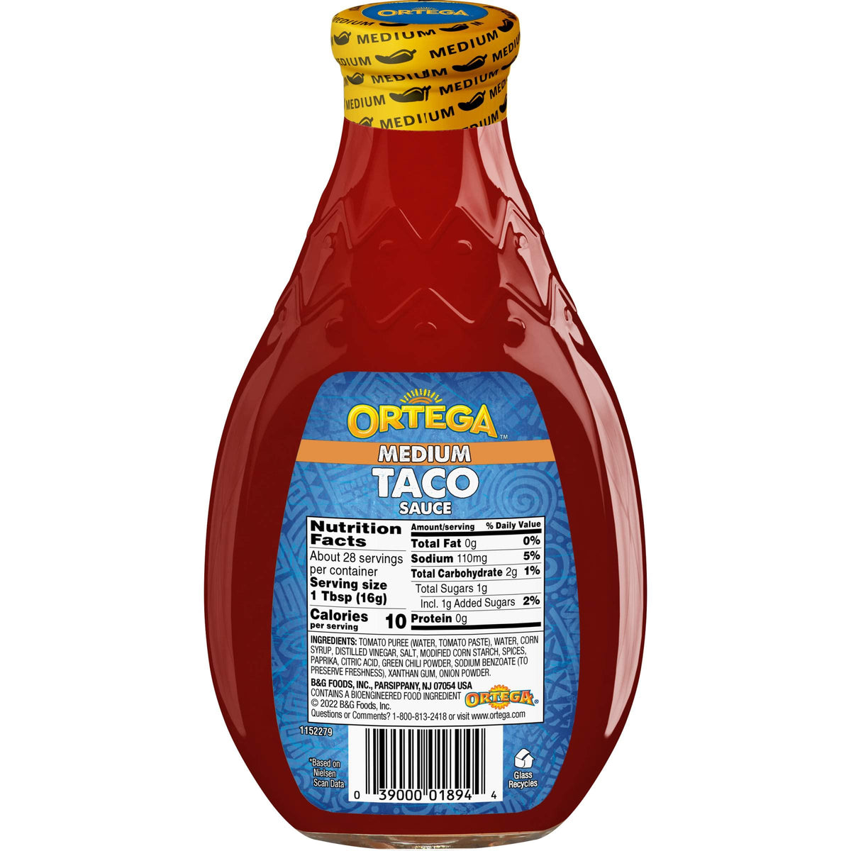 Ortega 16 Ounce (Pack of 4) / Medium / 1 Taco Sauce