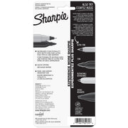 Twin Tip Permanent Markers by Sharpie – 1 Count (Pack of 4), Plastic, Black, Pack of 4, Model 32175PP