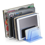 Blue Glacier Standard Sorter by Officemate – 5 x 8.25 x 25 inches, 7 unknown_modifier, Plastic, Transparent Blue, Model 23214