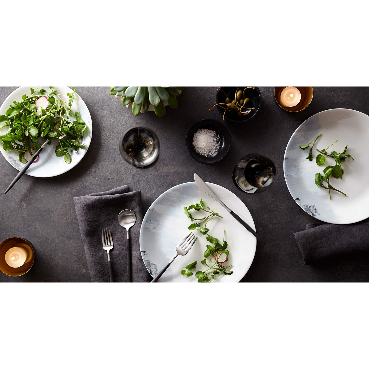 Corelle White/Blue / 1 / 12 Dinnerware Sets