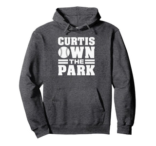 Curtis High School Own the Park Pullover Hoodie by Curtis Vikings Official High School Gear – Polyester, Blue, Model RW7Y551XY0Z