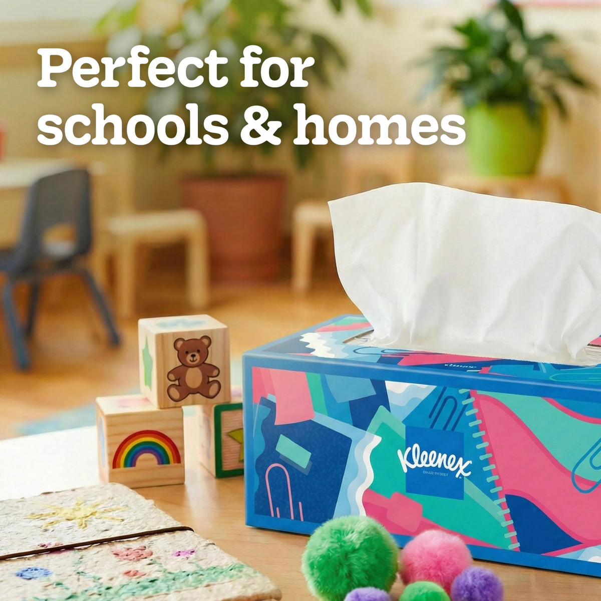 Ultra Soft Facial Tissues by Kleenex – 1 Count (Pack of 4), Paper, White, Pack of 4, Model 036000578393