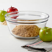 81575L5 Round Mixing Bowl (Single) by Anchor Hocking – 1 gal, 2.37 liters, Glass, Clear, Pack of 6
