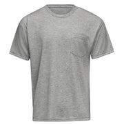 Men's Short-Sleeve Performance Core Pocket Tee by Red Kap – Polyester, Heather, Model SK2SGY SS XXL