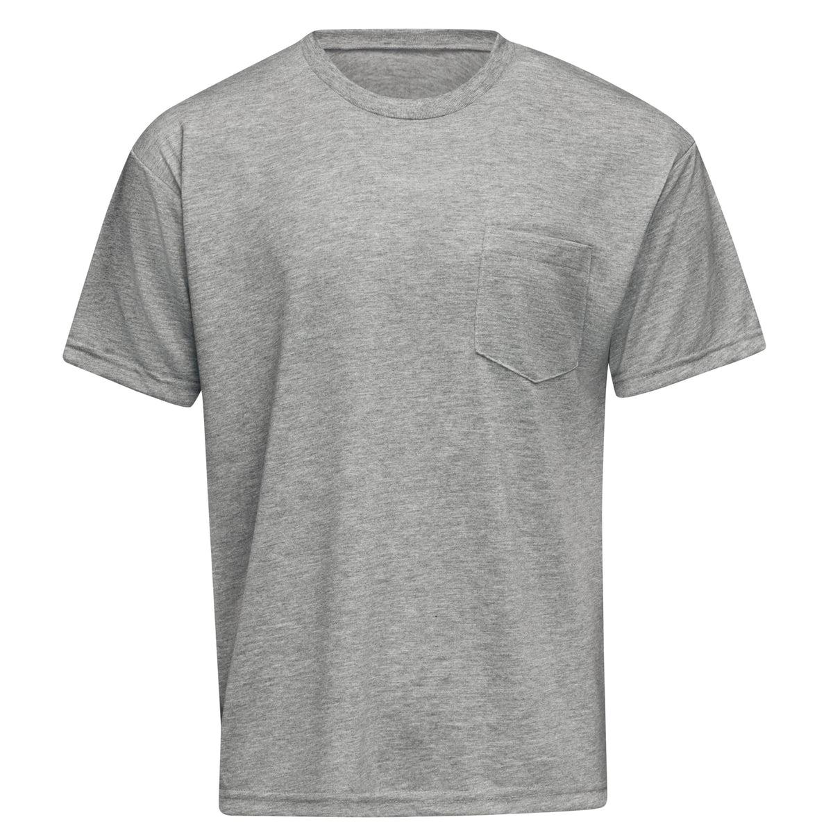 Men's Short-Sleeve Performance Core Pocket Tee by Red Kap – Polyester, Heather, Model SK2SGY SS XXL