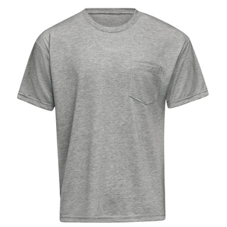Men's Short-Sleeve Performance Core Pocket Tee by Red Kap – Polyester, Heather, Model SK2SGY SS XXL