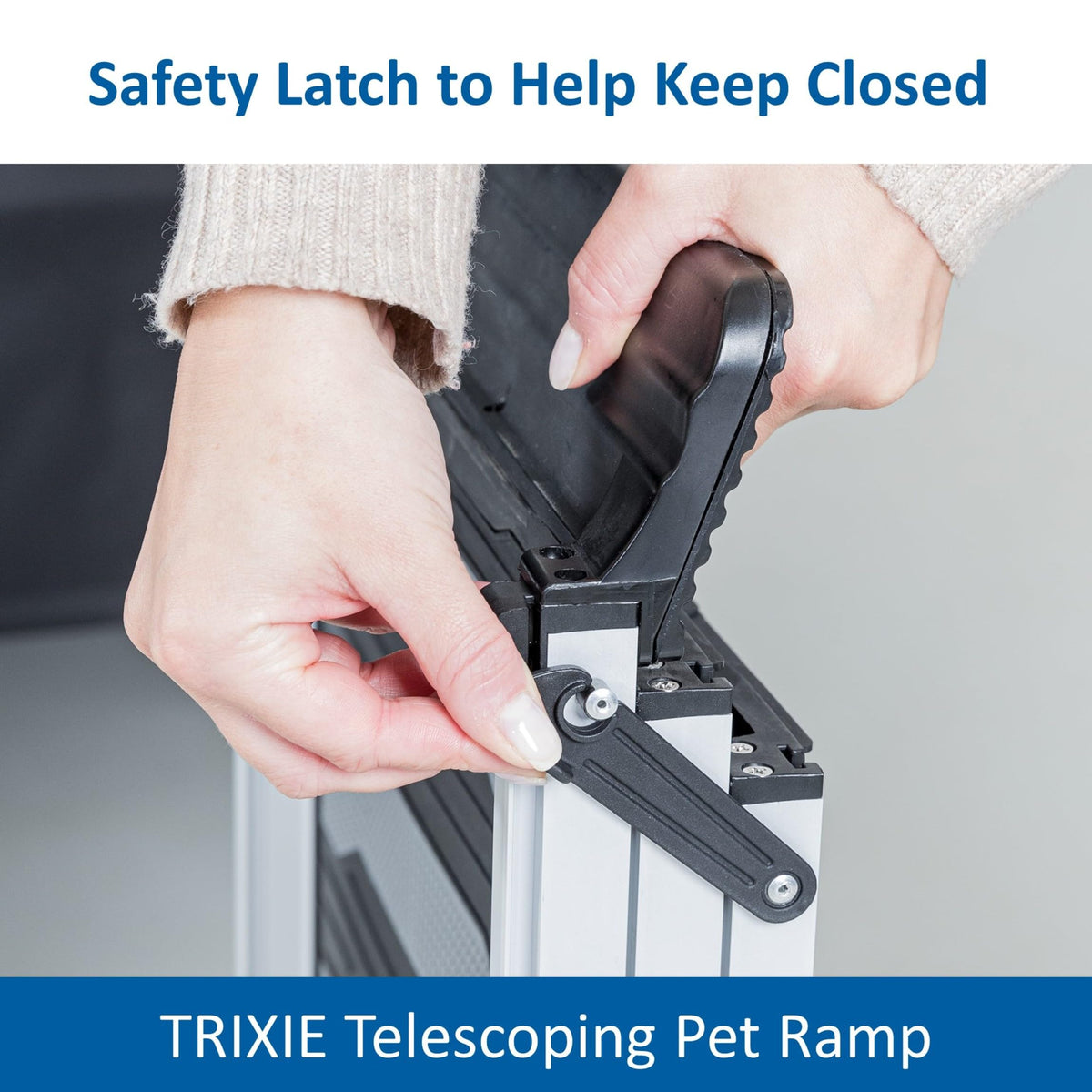 Telescoping Dog Ramp by TRIXIE – 69" Long, Aluminum, Telescope Ramp, Model 39479