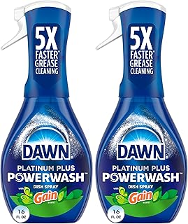 Dawn Powerwash Gain Original Dish Spray, Dish Soap Starter Kit, 16 Fl Oz, (Pack of 2)