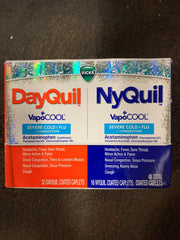 DayQuil & NyQuil Cold & Flu Combo Pack LiquiCaps Combo Pack by Vicks – 48 Count (Pack of 2), Model 778993