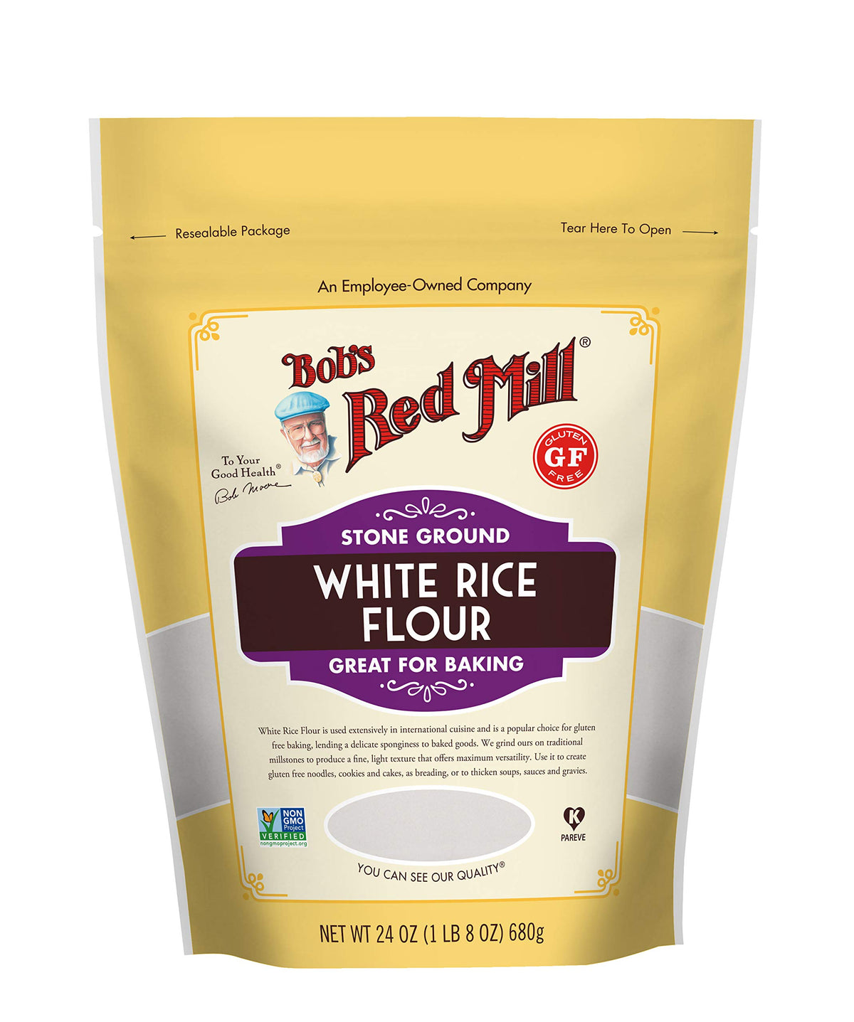 Bob's Red Mill 24 Ounce (Pack of 1) / 1 Rice Flour