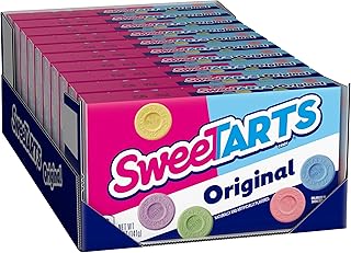 SweeTARTS Original Candy, Sweet & Tart, Theater Box, 5 oz | Classic sweet tart tablets, concession theater box, movie night, party bowls, sharing