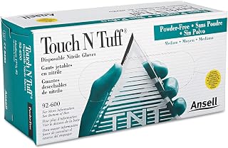 Disposable Nitrile Gloves | Ansell TouchNTuff 92-600 | Box of 100