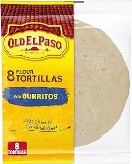 Old El Paso Flour Tortillas for Burritos, 8 ct, 11 oz