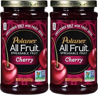 Polaner All Fruit Spreadable Fruit, Cherry, 15.25 Ounce (Pack of 2)
