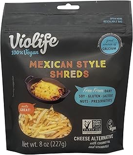 Violife Cheese Plant Based Shred Mexican Style, 8 Ounce