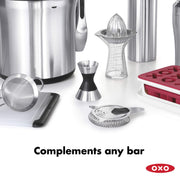 Steel Double Jigger by OXO – 1 EA, 30.0 milliliters, Stainless Steel, Steel, Model 31050003