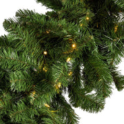 Kurt Adler Pre-Lit Twinkle LED Vanderbilt Garland by Kurt S. Adler – Polyvinyl Chloride (PVC), Green, Model P5102TLED