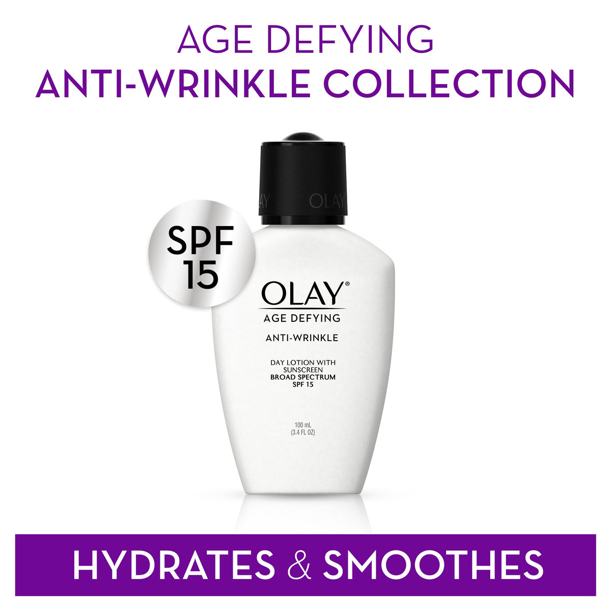 Age Defying Anti-Wrinkle Day Face Lotion with Sunscreen by Olay – 3 Count (Pack of 1), Newer Version - Pack of 3, Model Age Defying Anti-Wrinkle cream
