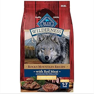 Blue Buffalo Wilderness Rocky Mountain Weight Control Dry Dog Food, 28 lb