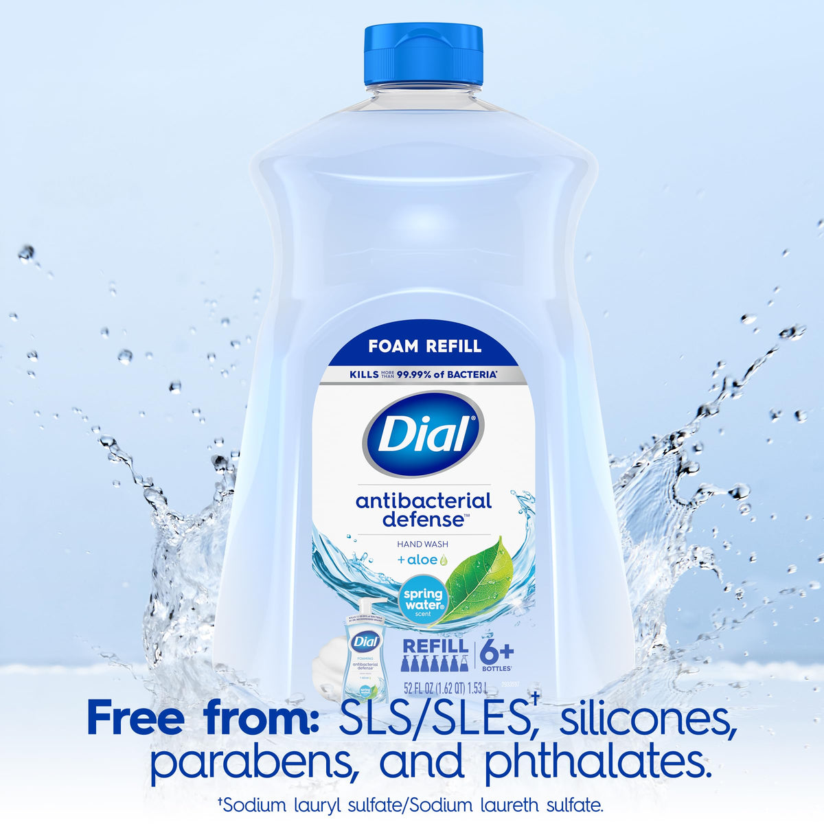 Antibacterial Foaming Hand Soap Refill by Dial – Commercial Grade