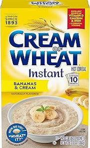 Cream of Wheat Instant Hot Cereal, Bananas and Cream, 1.23 Ounce, 10 Packets