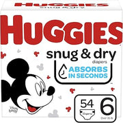 HUGGIES Snug and Dry Baby Diapers Big Pack, 54 Count