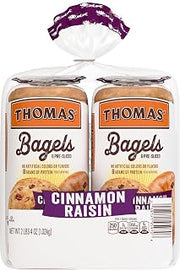 Thomas' Cinnamon Raisin (Club Pack) Bagels, 2 packs, 36 oz