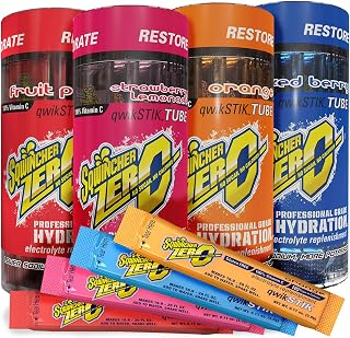 Sqwincher Qwik Stik 10 Count Tubes Variety Bundle -1 Tube Each