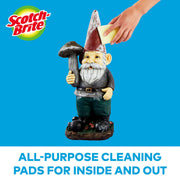 Scotch-Brite Dobie All Purpose Cleaning Pads – Non-Scratch Dish Sponge with Durable Nylon Mesh for Kitchen and Household Cleaning – 4.3" x 2.6" x 0.5", 24-Pack