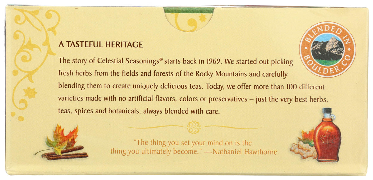 Vermont Maple Ginger Tea by Celestial Seasonings – 20 Count (Pack of 1), No Color, Model CES53855