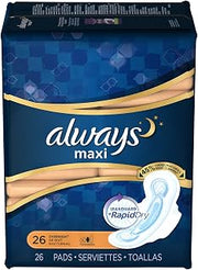 Always Pads Overnight w/Flexi-Wings, Unscented